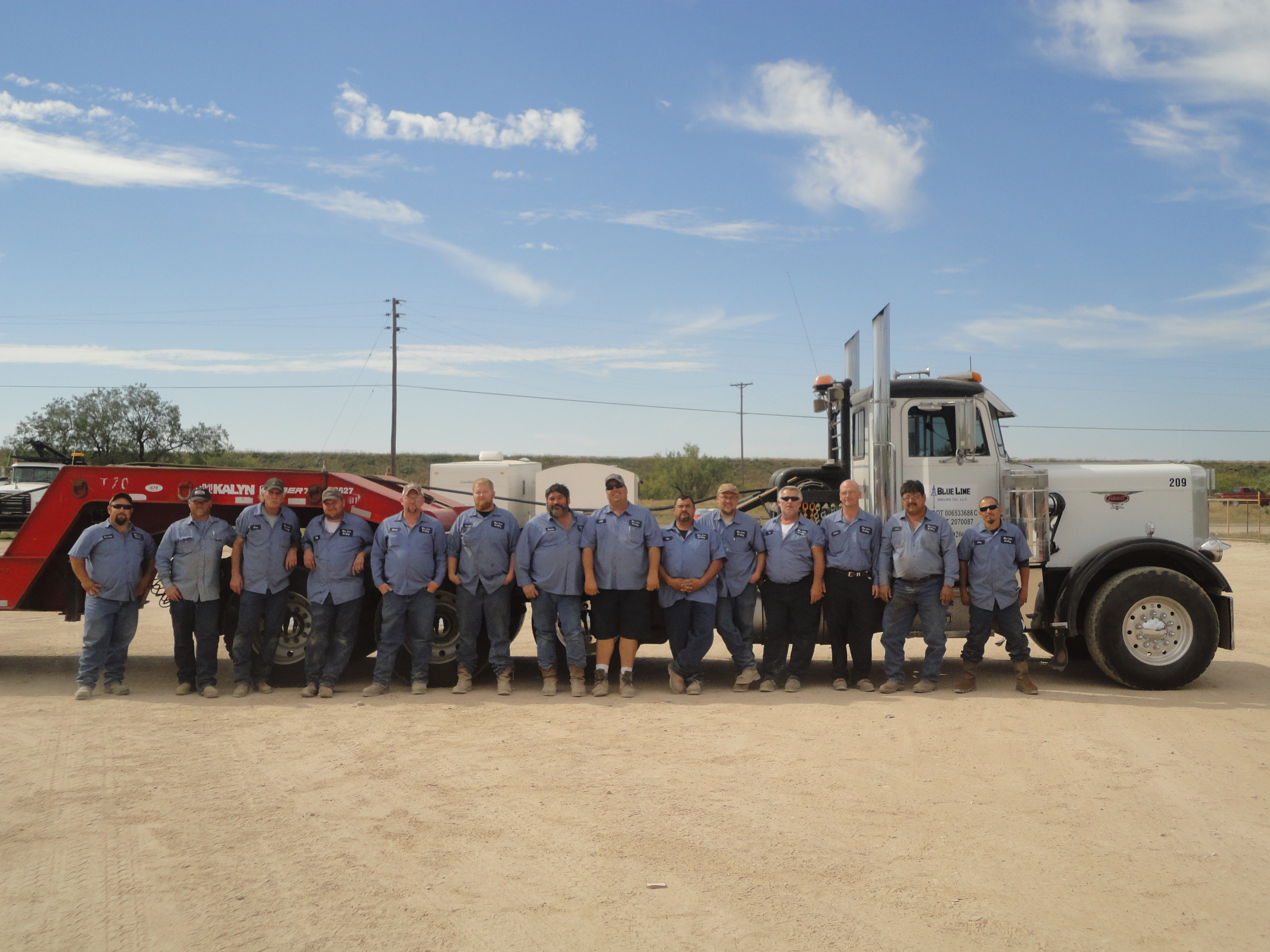 blue trucking